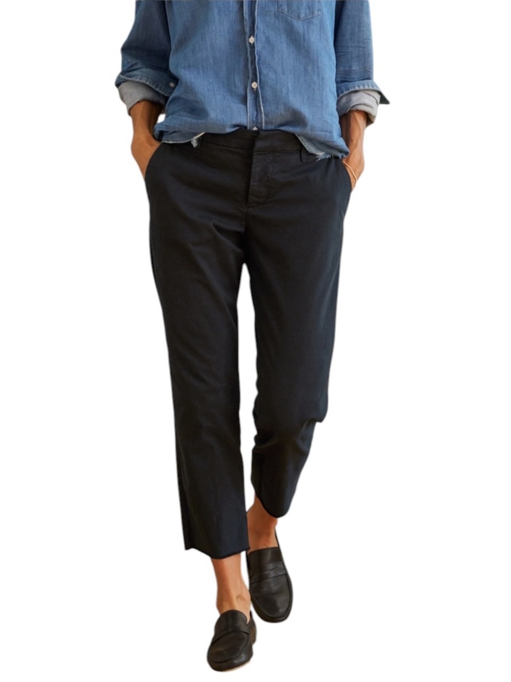 Frank & Eileen WICKLOW Italian Performance Twill pants Sz 12 excellent condition
